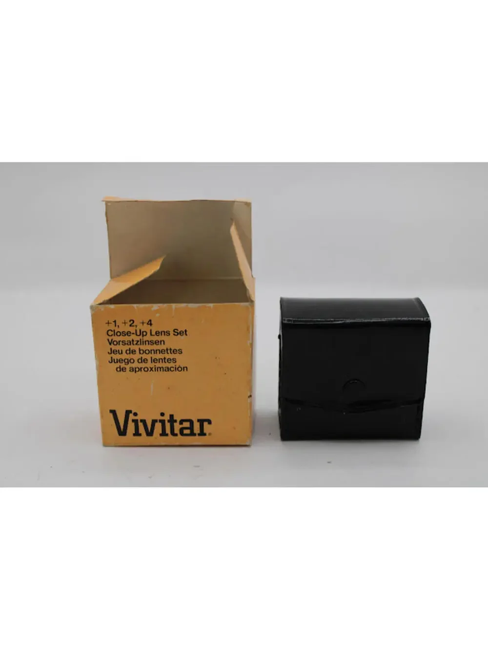 Vintage Vivitar 49mm Close-Up Lens Filter Set +1, +2, +4 In Case & Orig Box